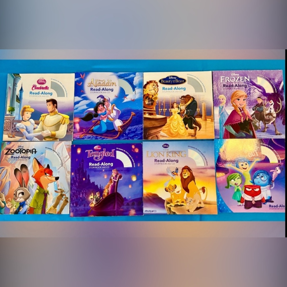 (8) Disney Storybooks w/ CDs EUC 💖